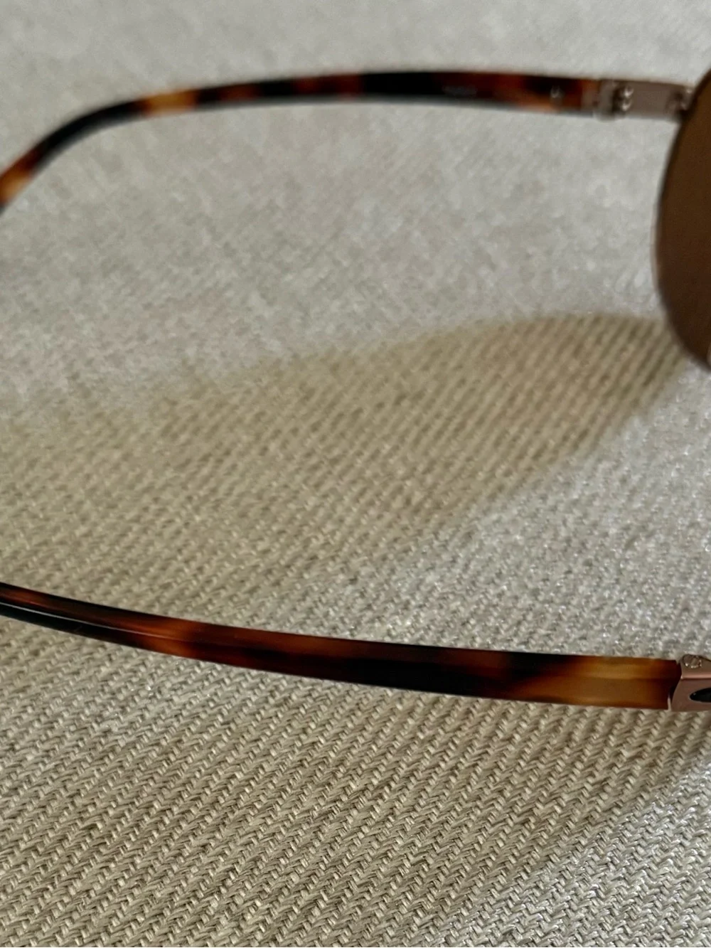 Oakley Feedback Sunglasses in Rose Gold with Brown Gradient Lenses